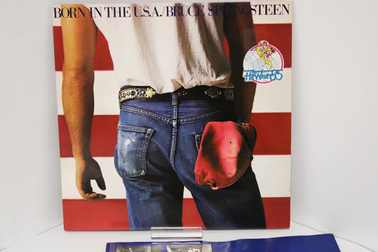 Bruce Springsteen "Born in the USA" Viny 1984 w/Hype Sticker UK import Excellent+