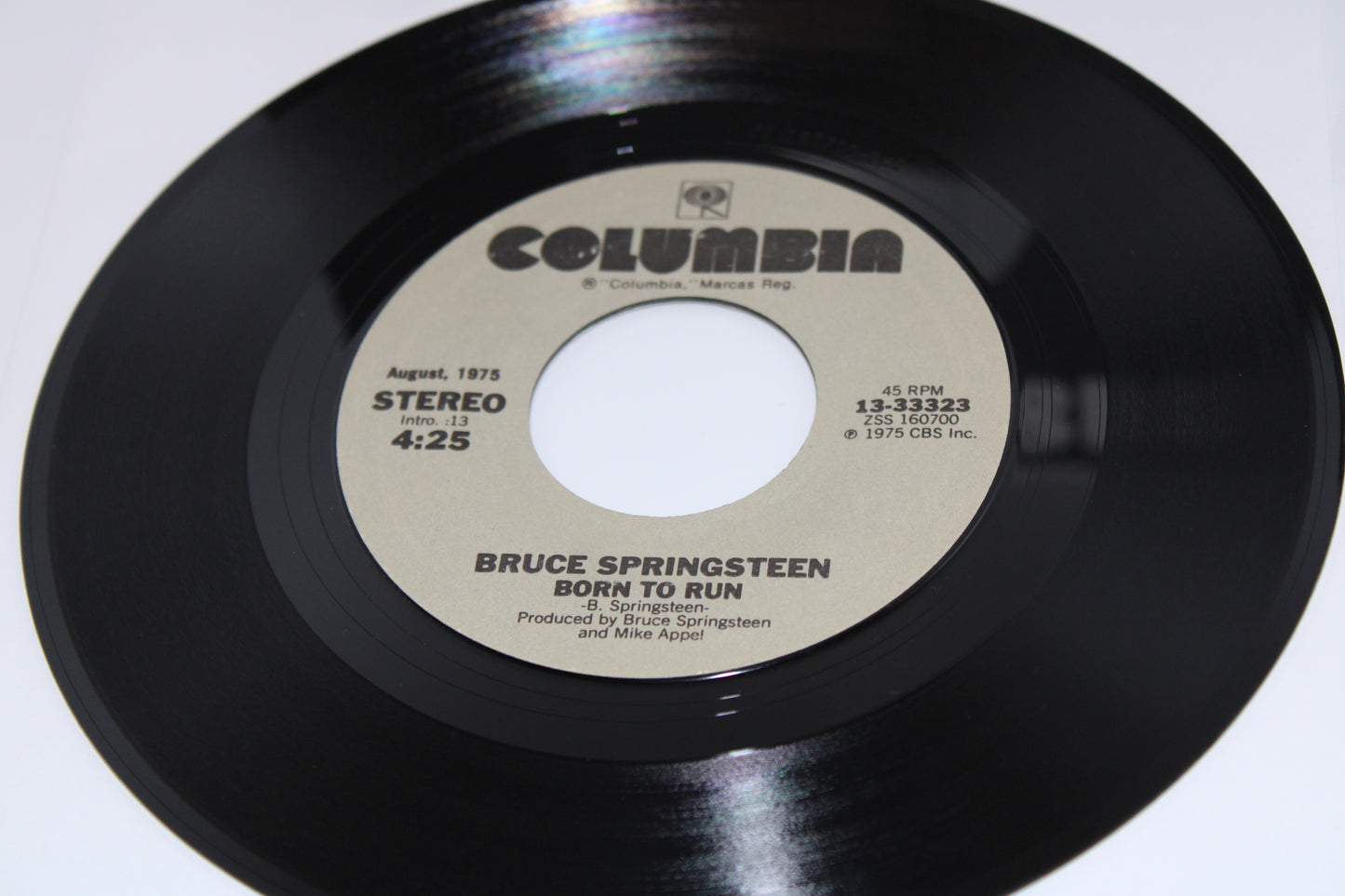 Bruce Springsteen Born to Run & Spirit in the Night - 45 Record Near Mint Collectible