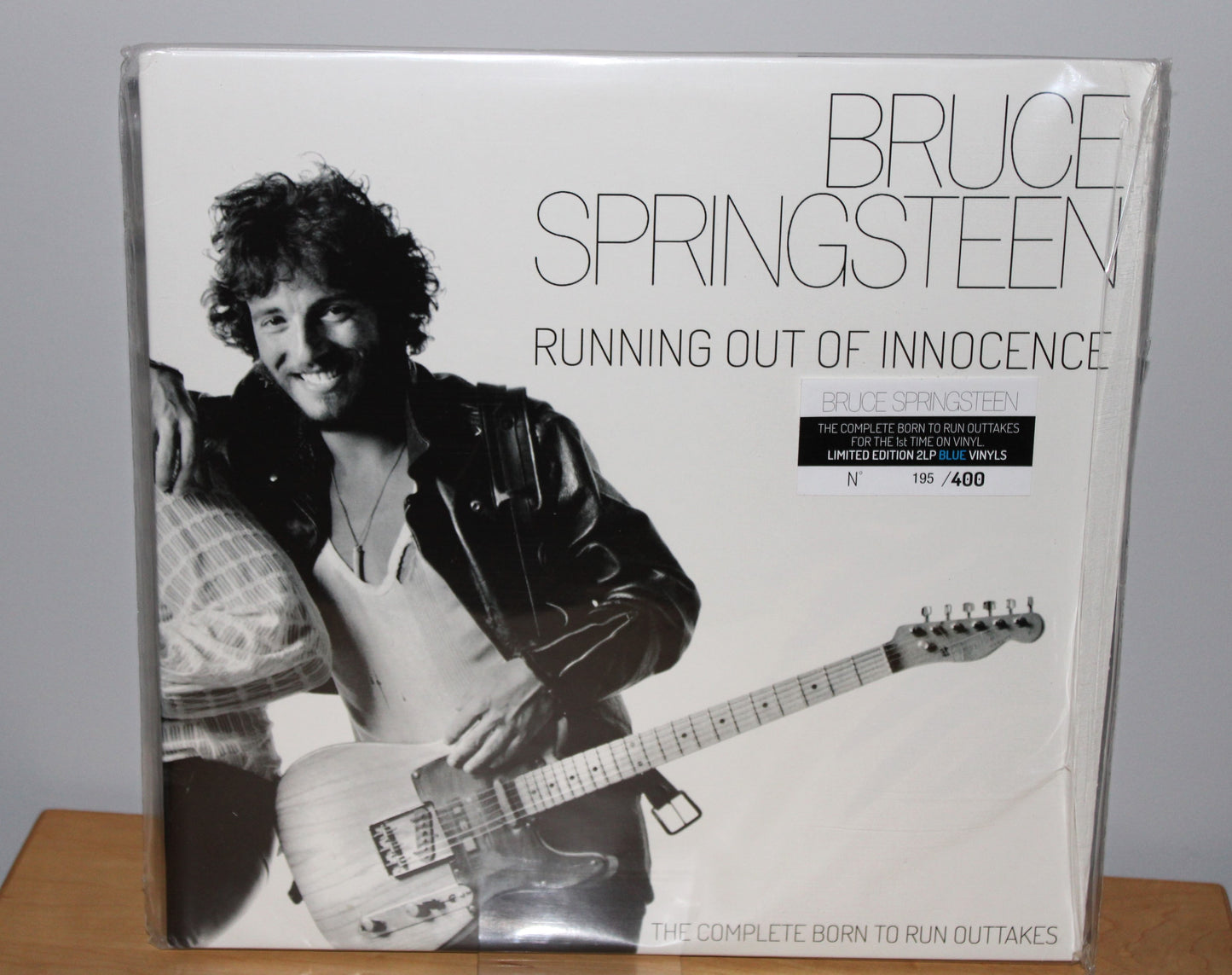 BRUCE SPRINGSTEEN "RUNNING OUT OF INNOCENCE: THE COMPLETE BORN TO RUN OUTTAKES" Vinyl Unofficial 2LPs Blue Color - In Stock