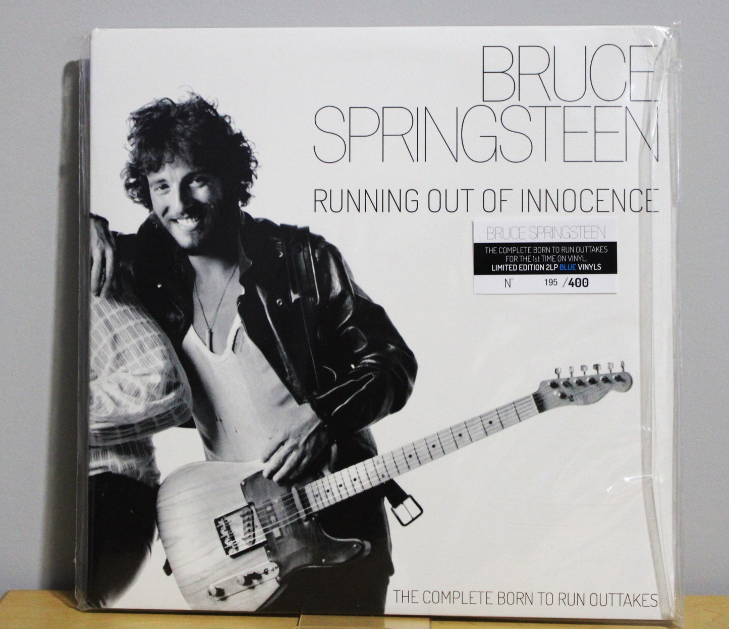 BRUCE SPRINGSTEEN "RUNNING OUT OF INNOCENCE: THE COMPLETE BORN TO RUN OUTTAKES" Vinyl Unofficial 2LPs Blue Color - In Stock