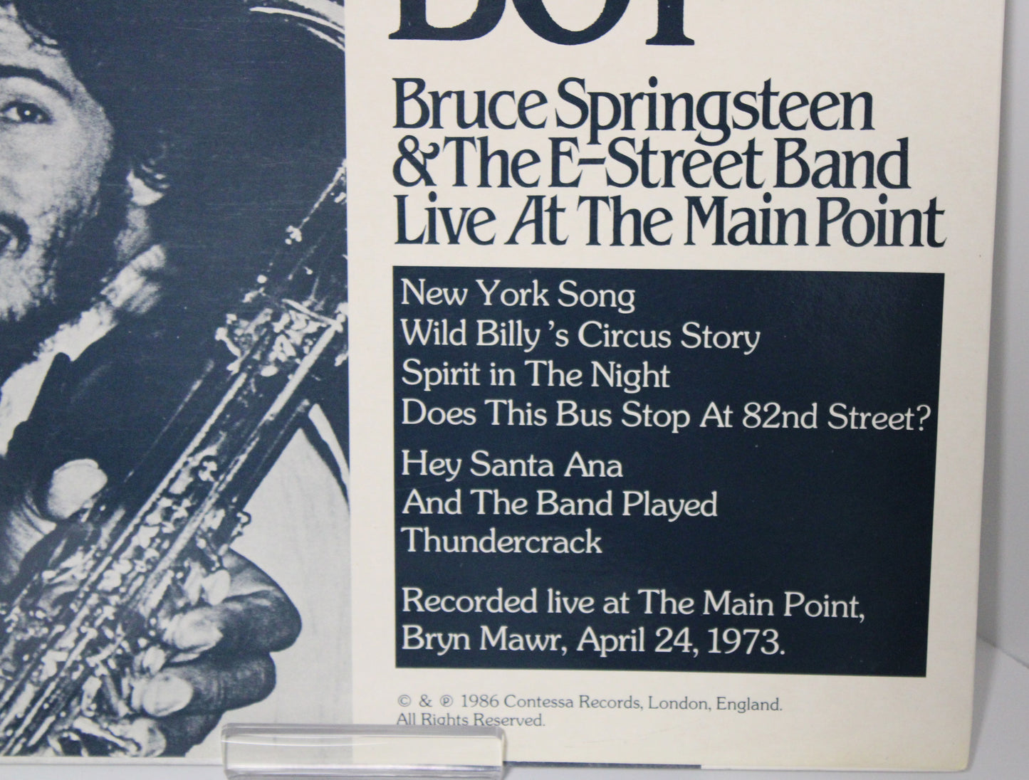 Bruce Springsteen "SMALLTOWN BOY" Live at Main Point 1973 - German Bootleg Vinyl, Ruthless Rhymes Labels, NM