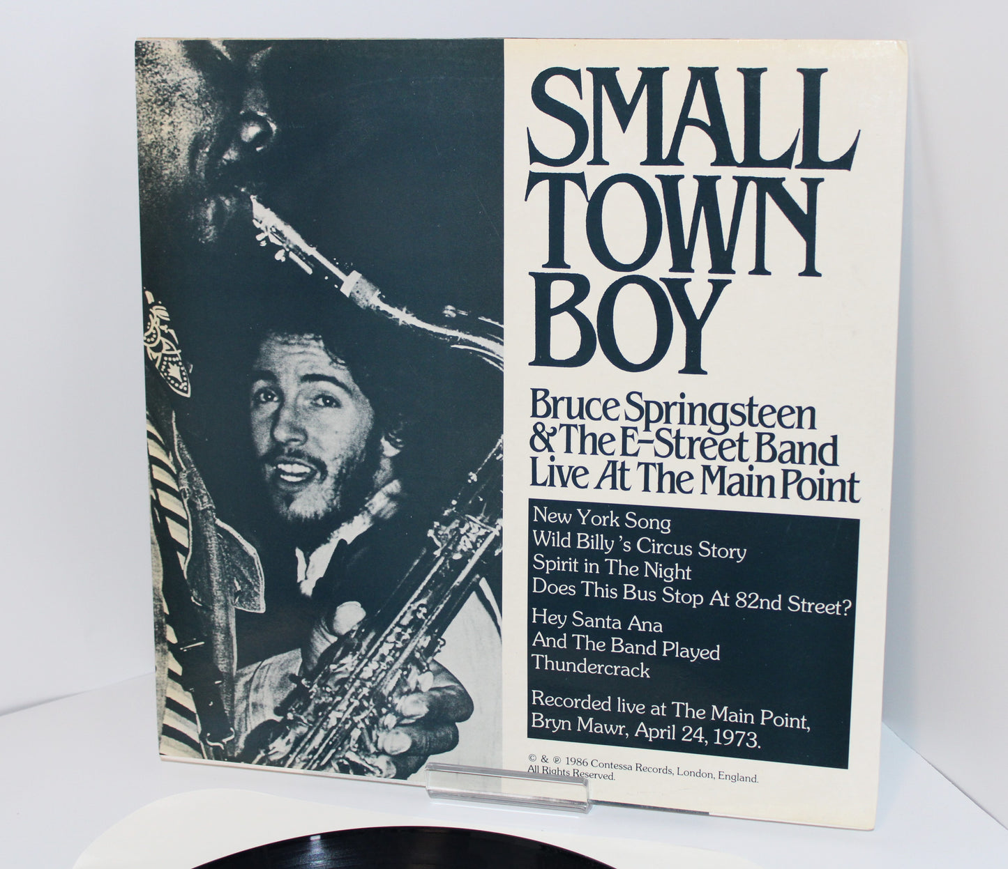 Bruce Springsteen "SMALLTOWN BOY" Live at Main Point 1973 - German Bootleg Vinyl, Ruthless Rhymes Labels, NM