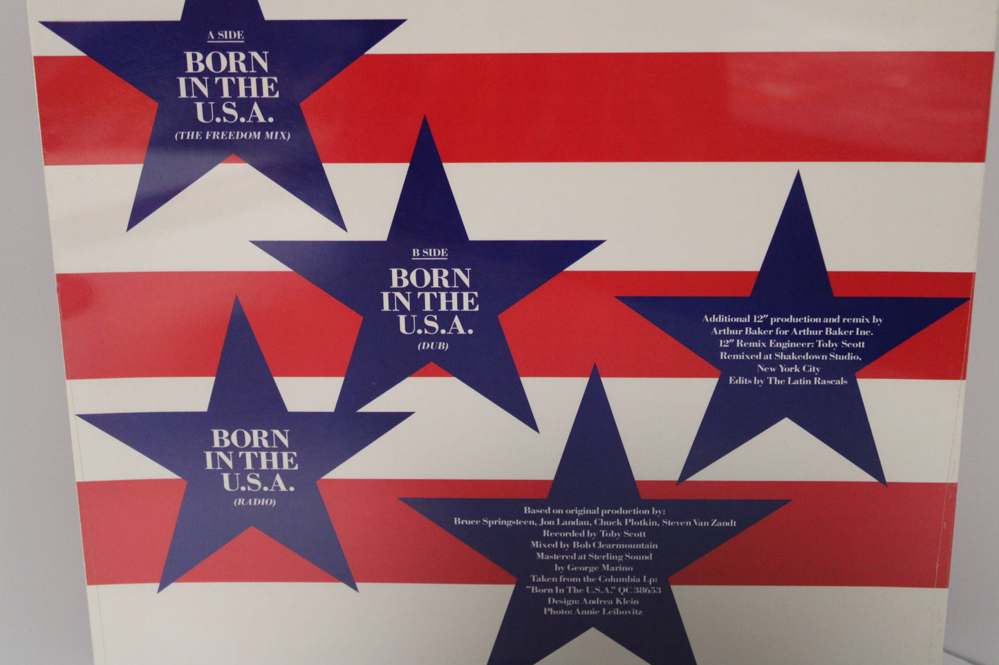 BRUCE SPRINGSTEEN SEALED 12" Vinyl EP BORN IN THE USA + REMIXES SEALED NEAR MINT