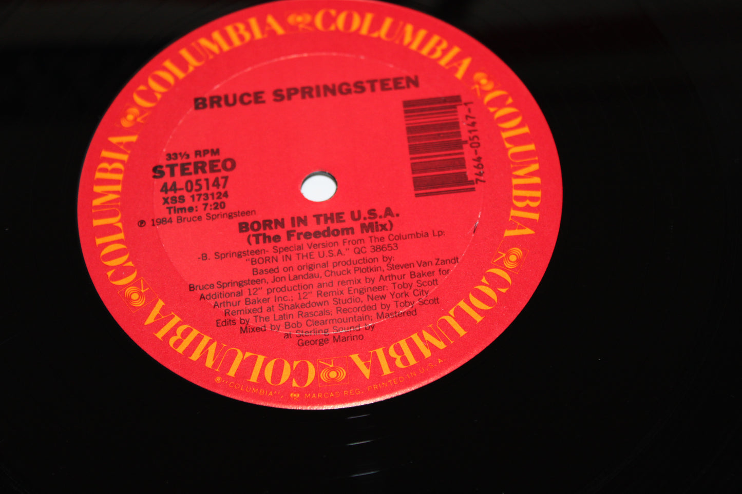 BRUCE SPRINGSTEEN 12" Vinyl EP BORN IN THE USA + REMIXES EX CONDITION