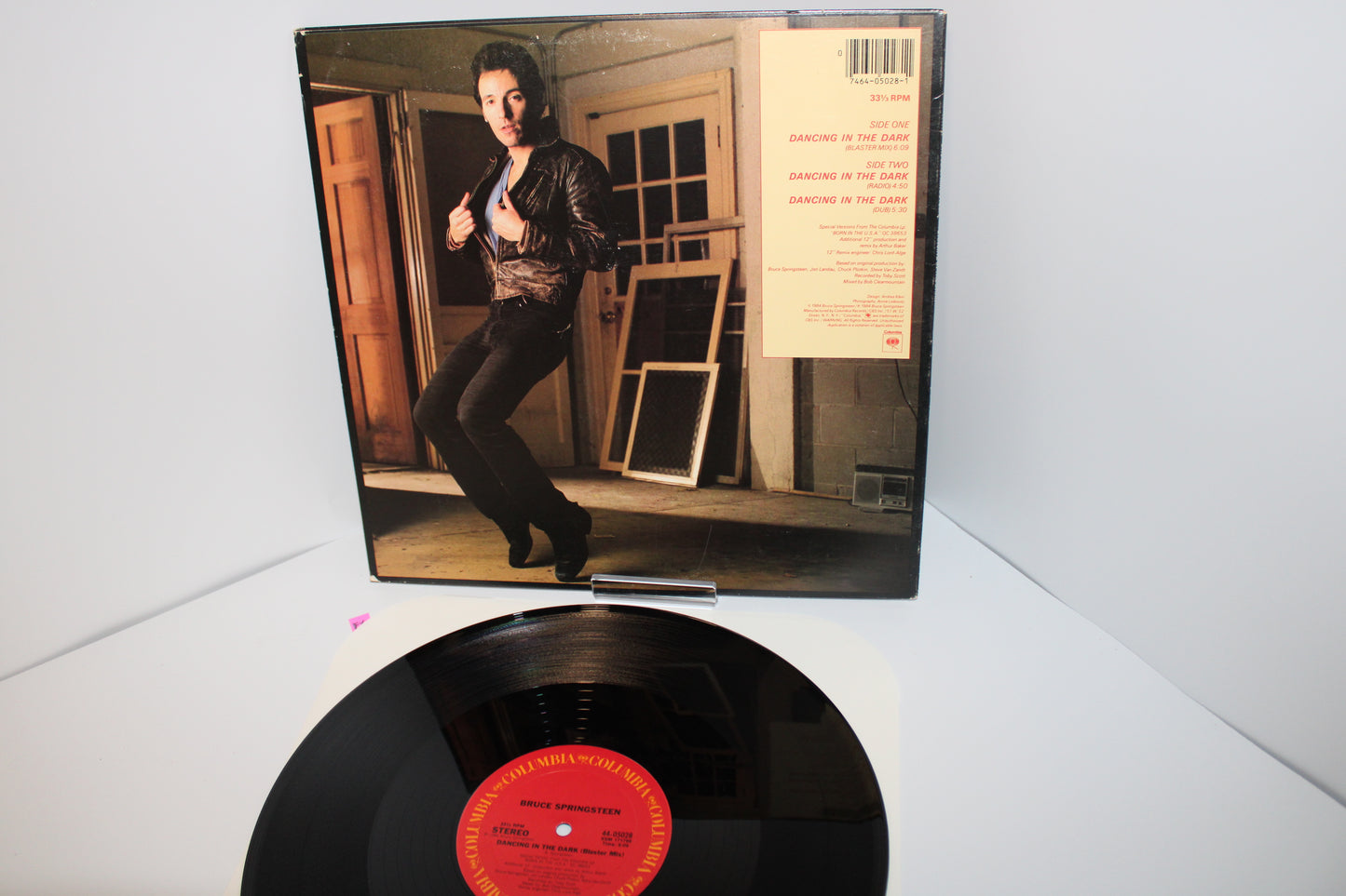 BRUCE SPRINGSTEEN 12" Vinyl EP DANCING IN THE DARK + REMIXES EX Condition