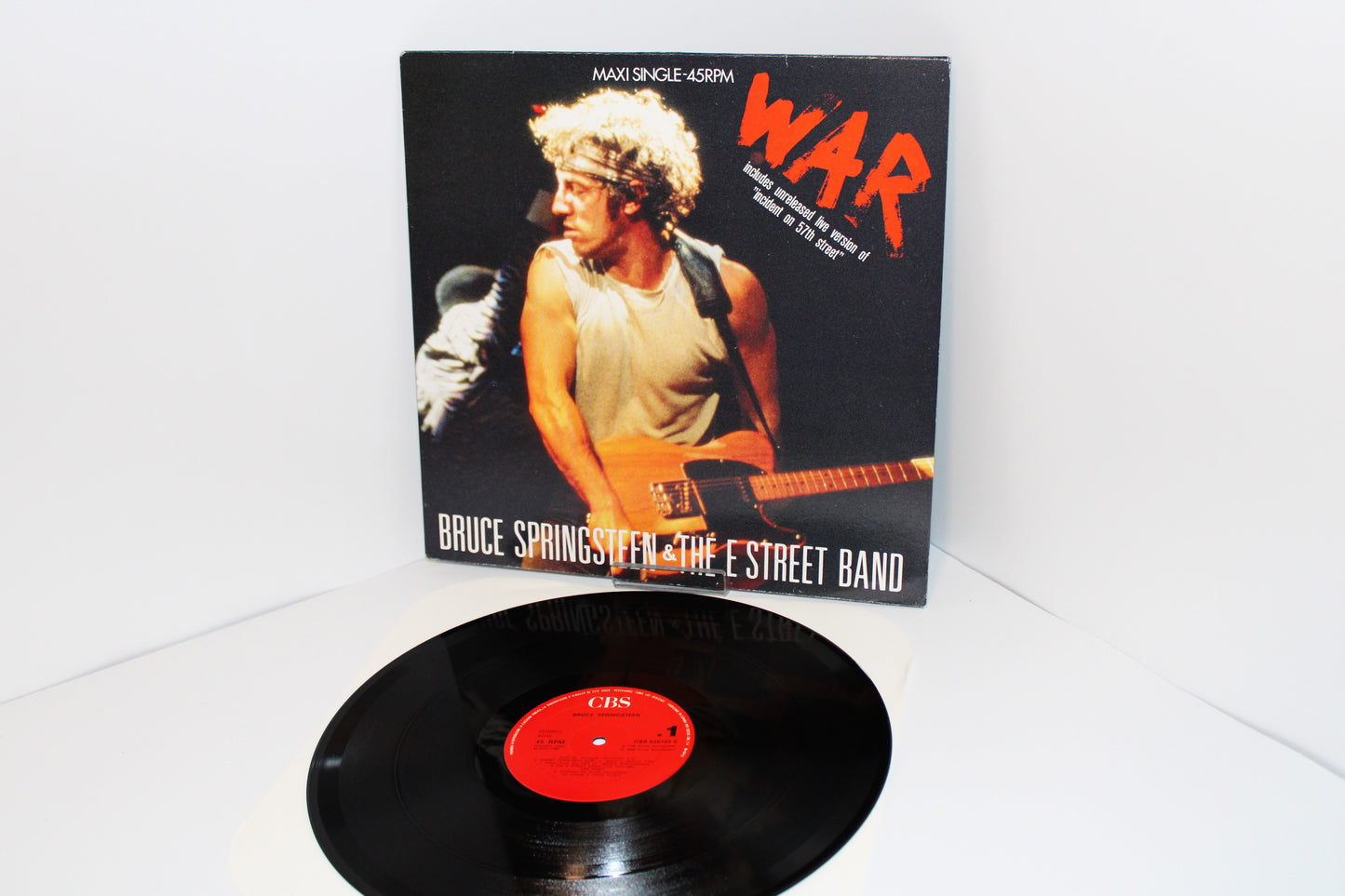 BRUCE SPRINGSTEEN & E STREET BAND 12" Vinyl WAR + MERRY CHRISTMAS BABY + INCIDENT ON 57TH Live - Near Mint