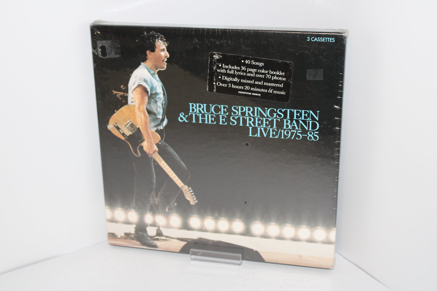 Bruce Springsteen SEALED Live 1975-1985 in Sealed Cassette Box Set with Tour Book Collectible