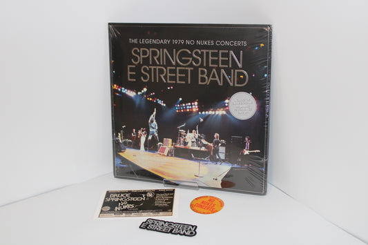 Bruce Springsteen & The ESB SEALED VINYL The Legendary 1979 No Nukes Concerts 2LPs, Gatefold, with Patch, Postcard & Sticker