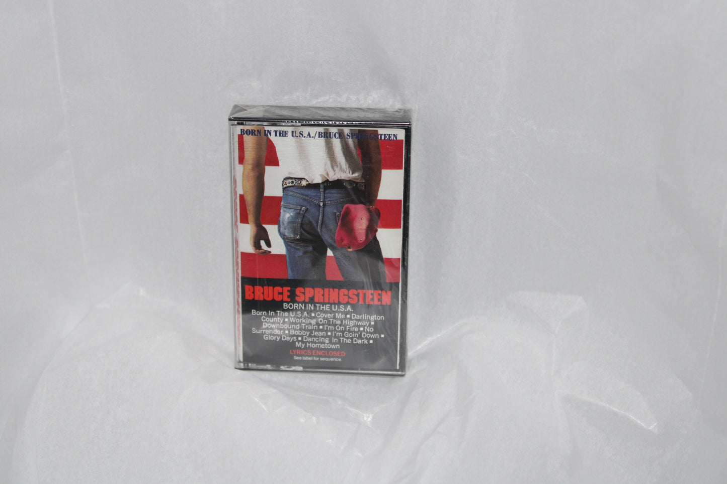 Bruce Springsteen & ESB - SEALED "BORN IN THE USA" Cassette 1984 Sealed "Clear Shell"