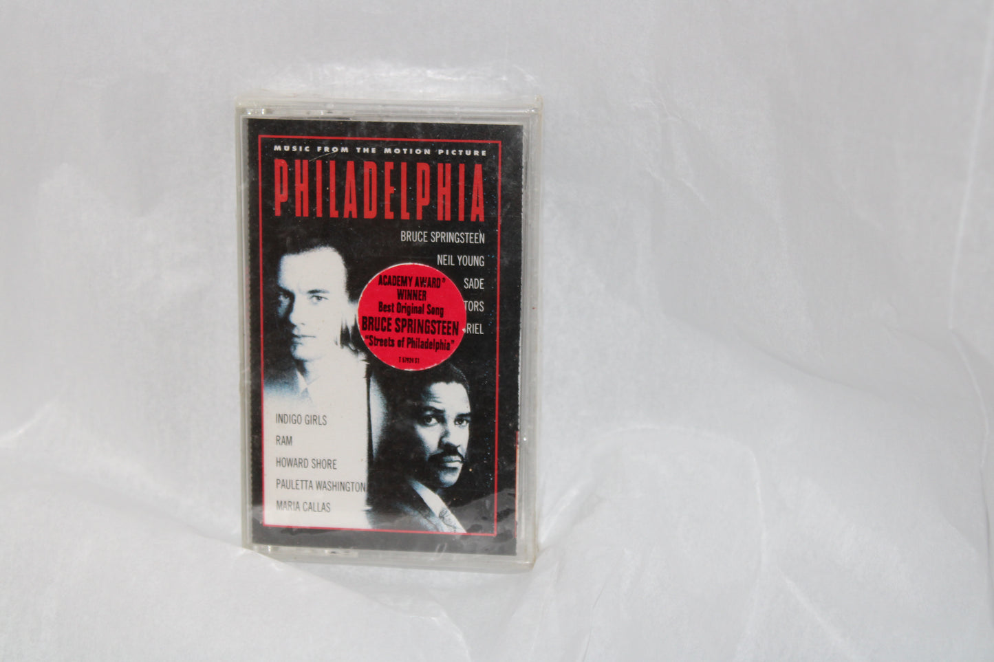 Bruce Springsteen SEALED Streets of Philadelphia Soundtrack with Hype Sticker Cassette Tape