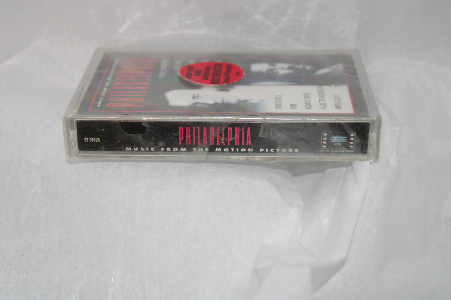 Bruce Springsteen SEALED Streets of Philadelphia Soundtrack with Hype Sticker Cassette Tape