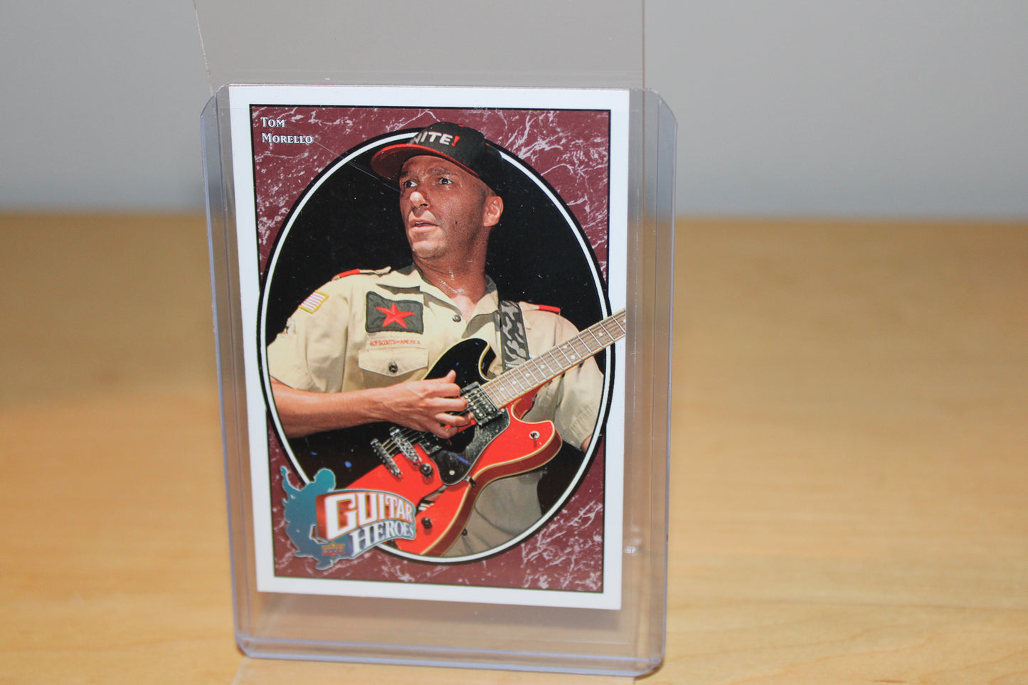 TOM MORELLO, 2008 UPPER DECK "GUITAR HEROES" TRADING CARD #253