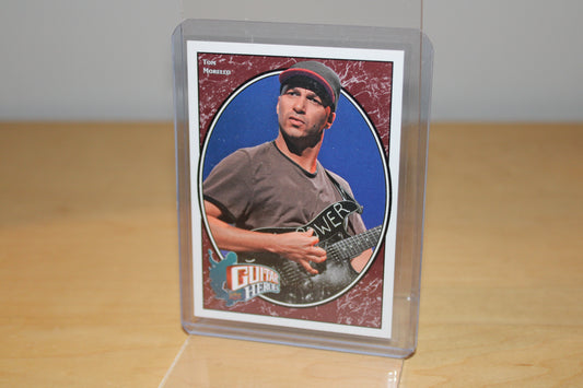 TOM MORELLO, 2008 UPPER DECK "GUITAR HEROES" TRADING CARD #252