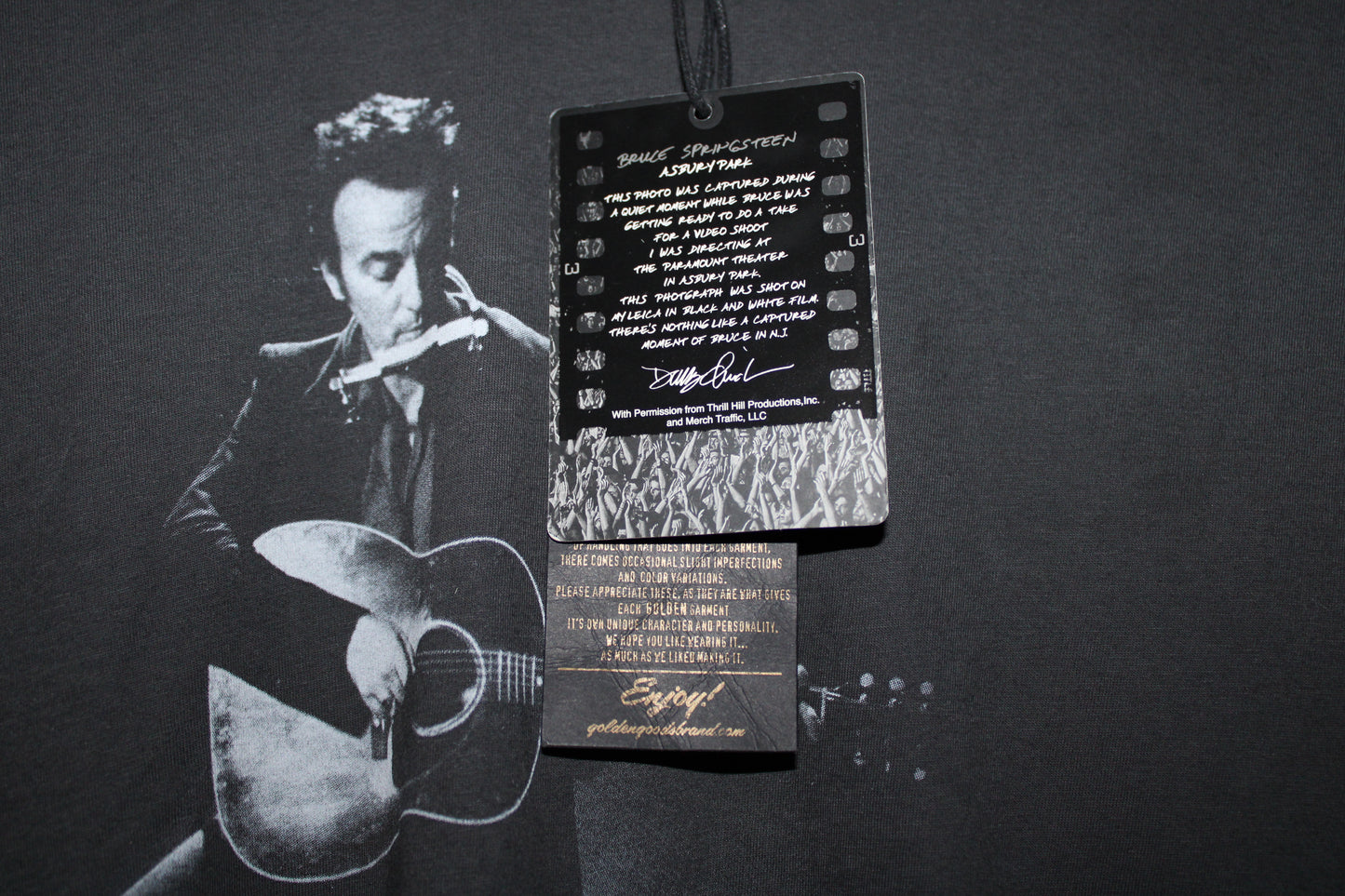 Bruce Springsteen - Danny Clinch T-Shirt - Clinch Original New with Tag