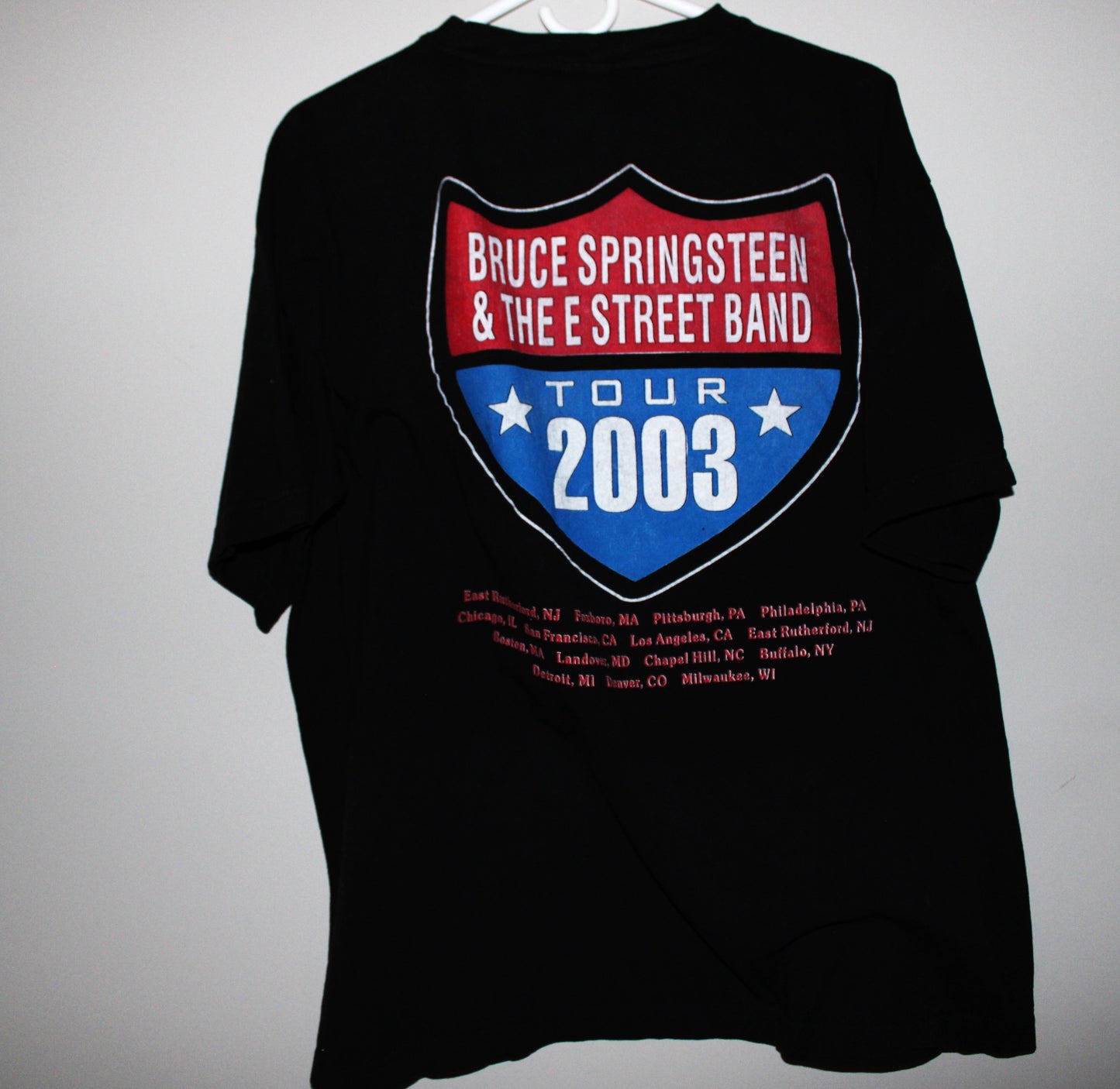 Bruce Springsteen - Concert Tour T-Shirt - 2003 Tour