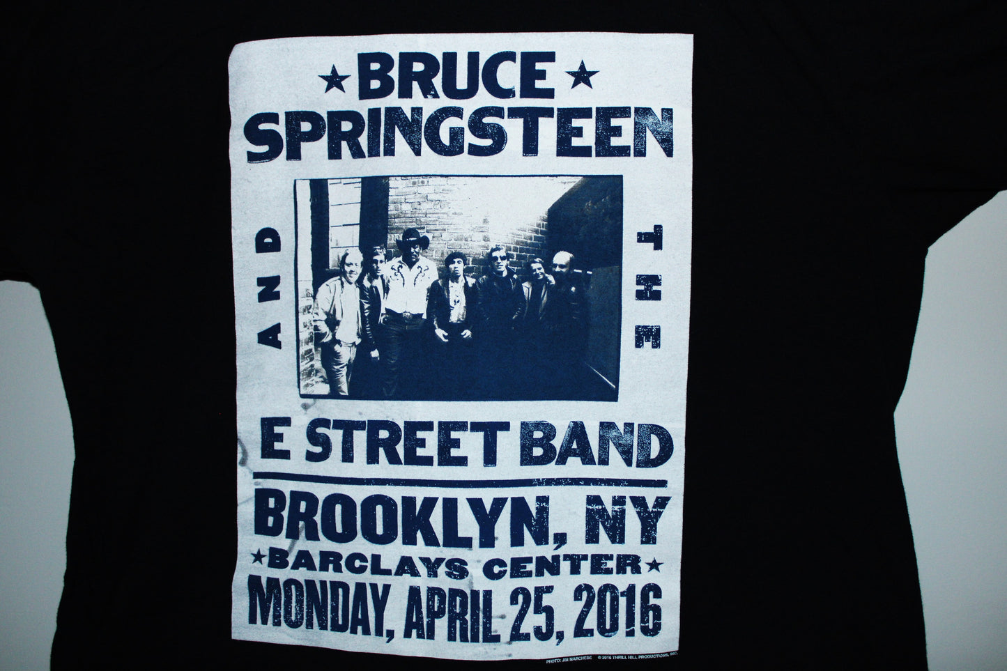 Bruce Springsteen - Concert Tour T-Shirt - Brooklyn, NY The River Tour 2016