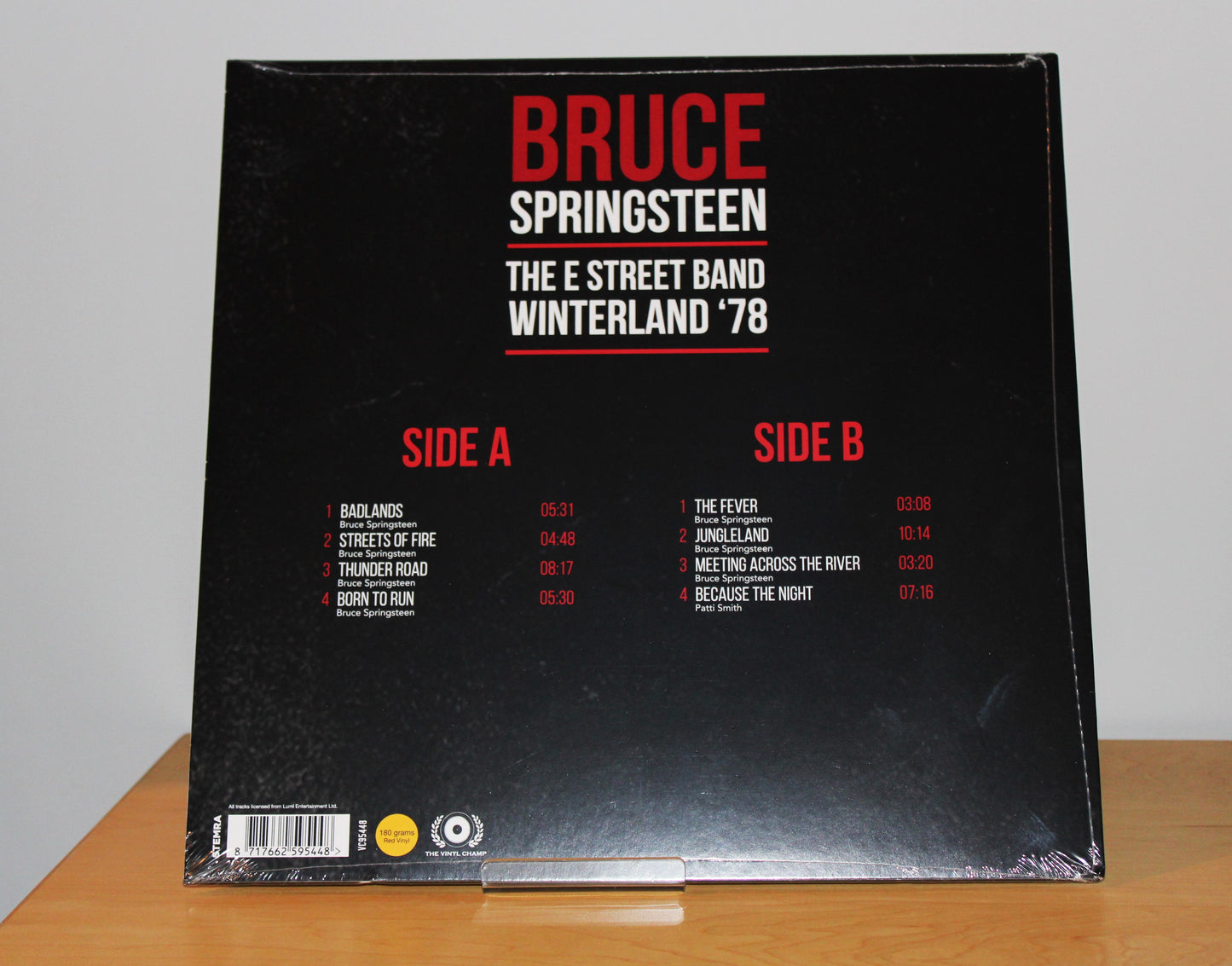 Bruce Springsteen & E Street Band - SEALED Winterland 1978 Live Radio Broadcast - RED VINYL 2024 Unofficial SEALED