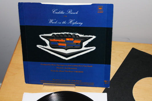 Bruce Springsteen 7"Vinyl CADILLAC RANCH & WRECK ON THE HIGHWAY - UK/Picture Sleeve 1980 Original Release