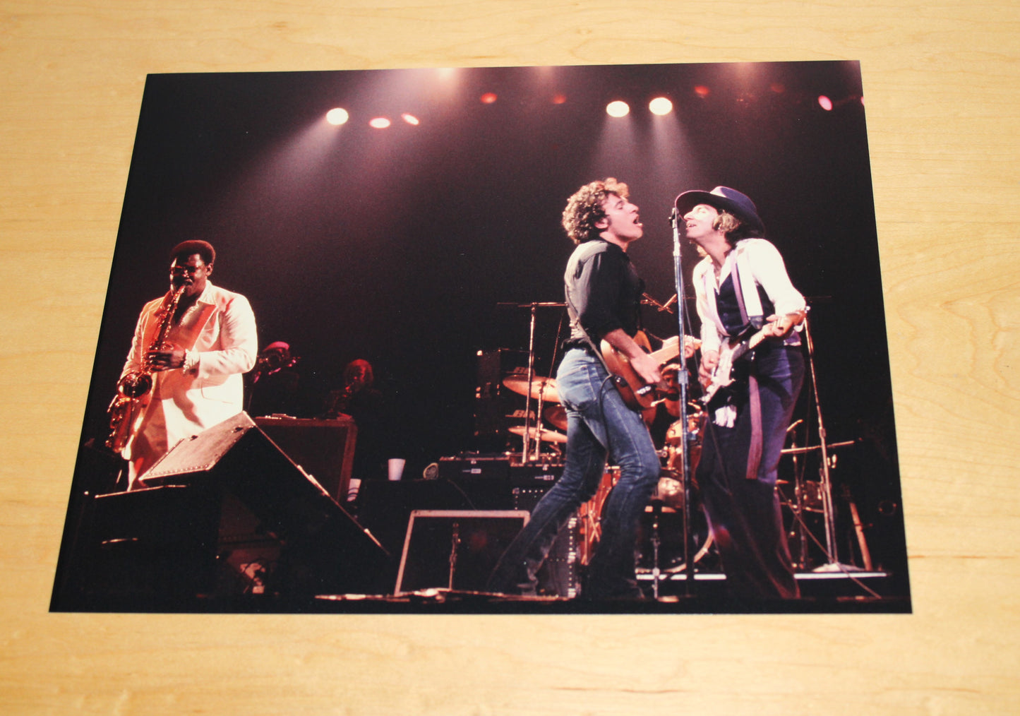 Bruce Springsteen Original 35MM PHOTO - 8x10 for FANS! BRUCE/CLARENCE/STEVIE