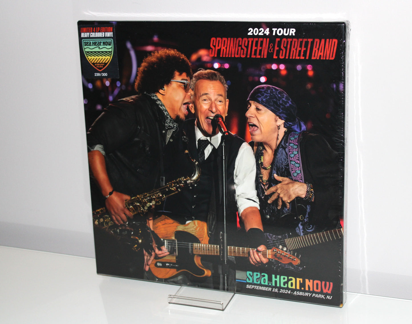 SPRINGSTEEN & E-STREET (#050/300) “SEA HEAR NOW” 4 LP SEALED RECORD BOX SET Asbury Park 2024 NEW, Numbered, LTD Edition, Color BLV