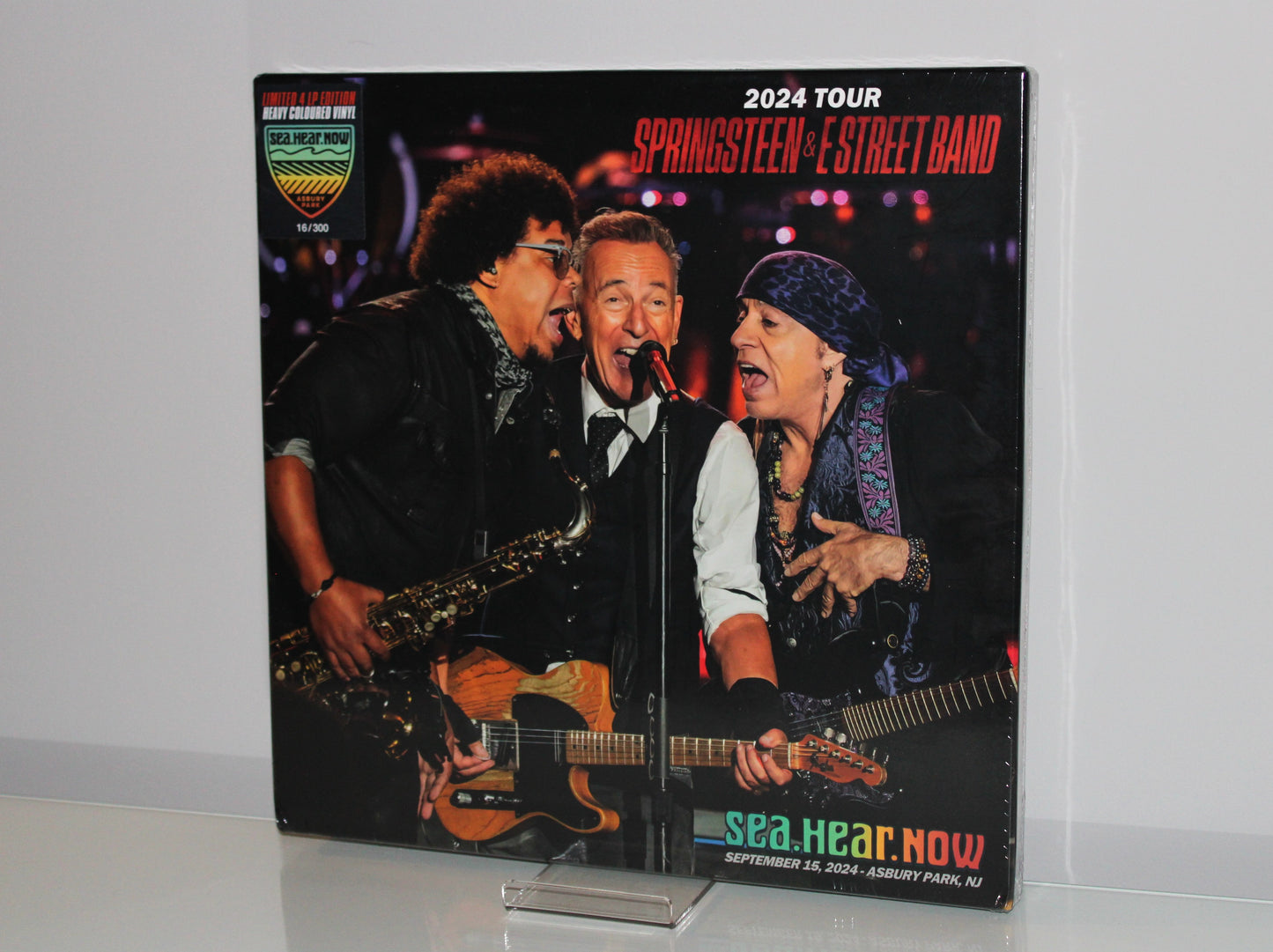 SPRINGSTEEN & E-STREET #16/300 “SEA HEAR NOW” 4 LP SEALED BOX SET Asbury Park, LTD. ED., 4 Records UOF
