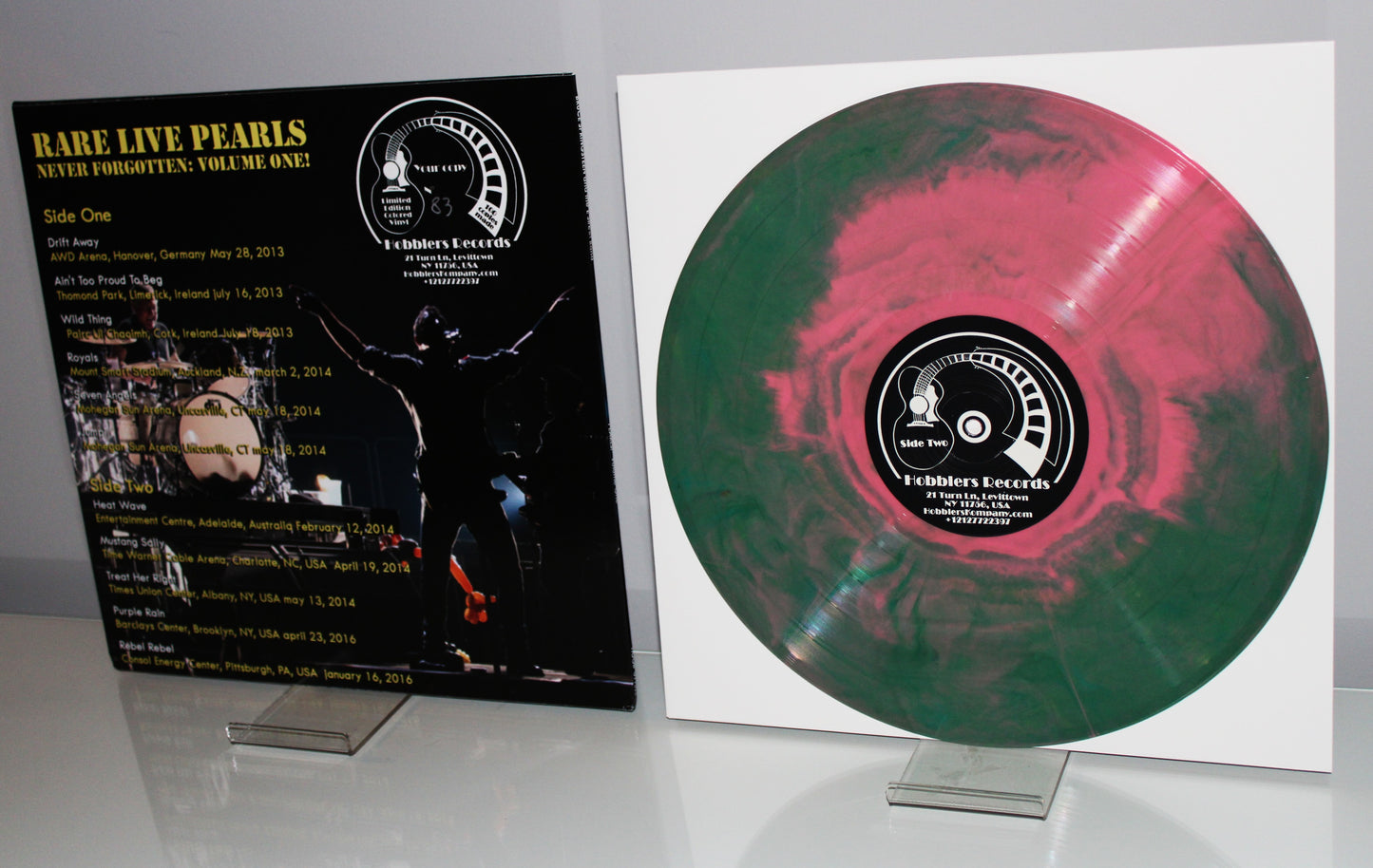 BRUCE SPRINGSTEEN "PEARLS! VOLUME ONE" - NEW 12" LP PINK COLOR RECORD - LTD. ED. # BLV