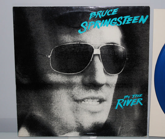 Bruce Springsteen "BY THE RIVER" 12" LP Record - Blue Color, Limited Edition 1982 Unofficial