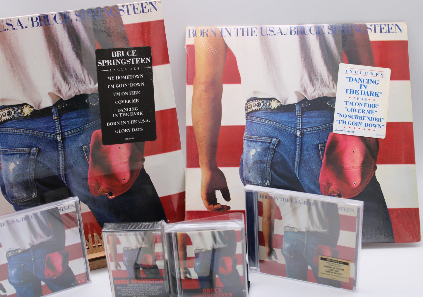 Bruce Springsteen SEALED Born In The USA - 7 Original Releases 1984 - Sealed as New - Multiple Formats Vinyl, 8 Track, Cassette, MD, CD