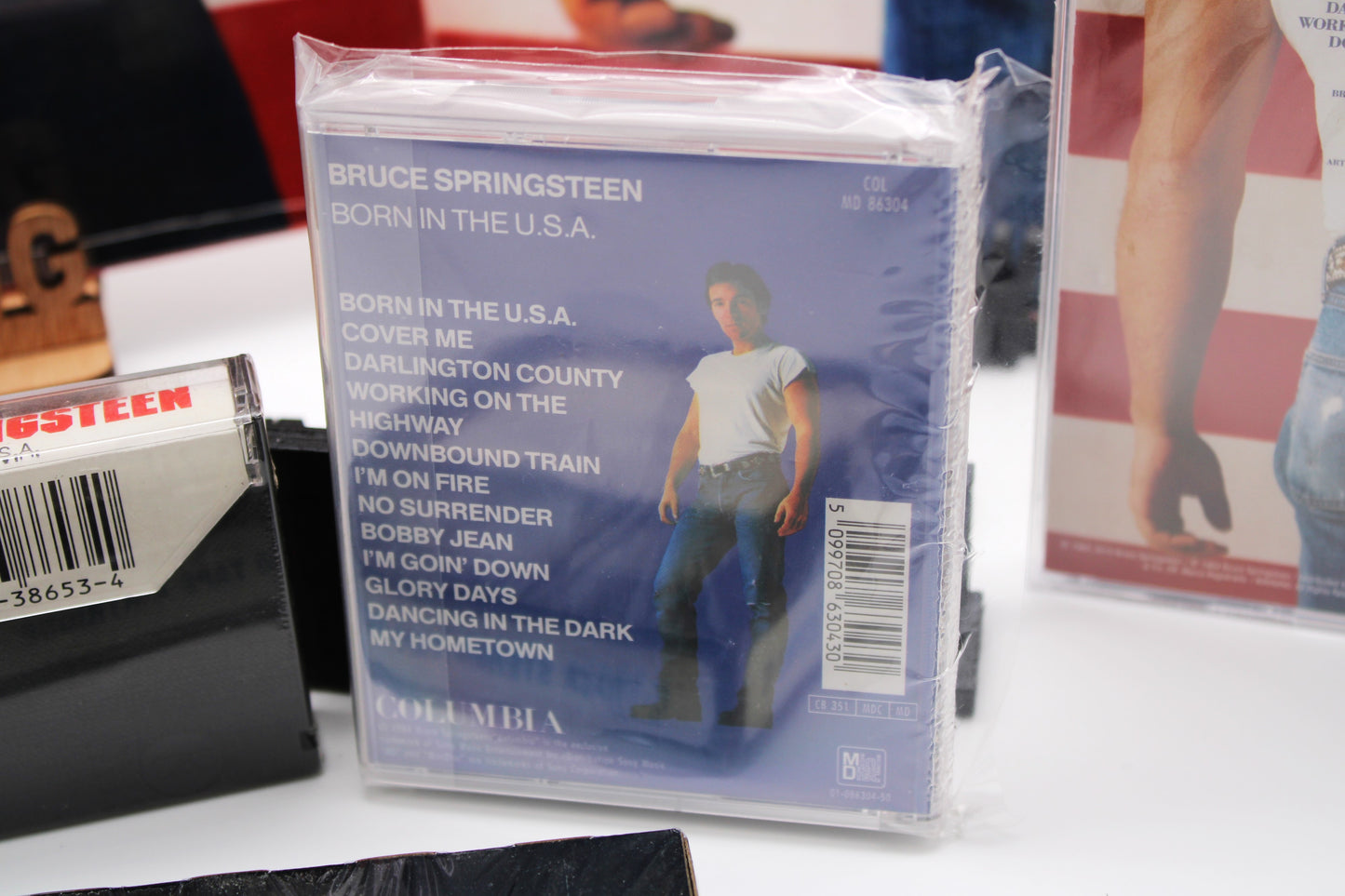 Bruce Springsteen SEALED Born In The USA - 7 Original Releases 1984 - Sealed as New - Multiple Formats Vinyl, 8 Track, Cassette, MD, CD