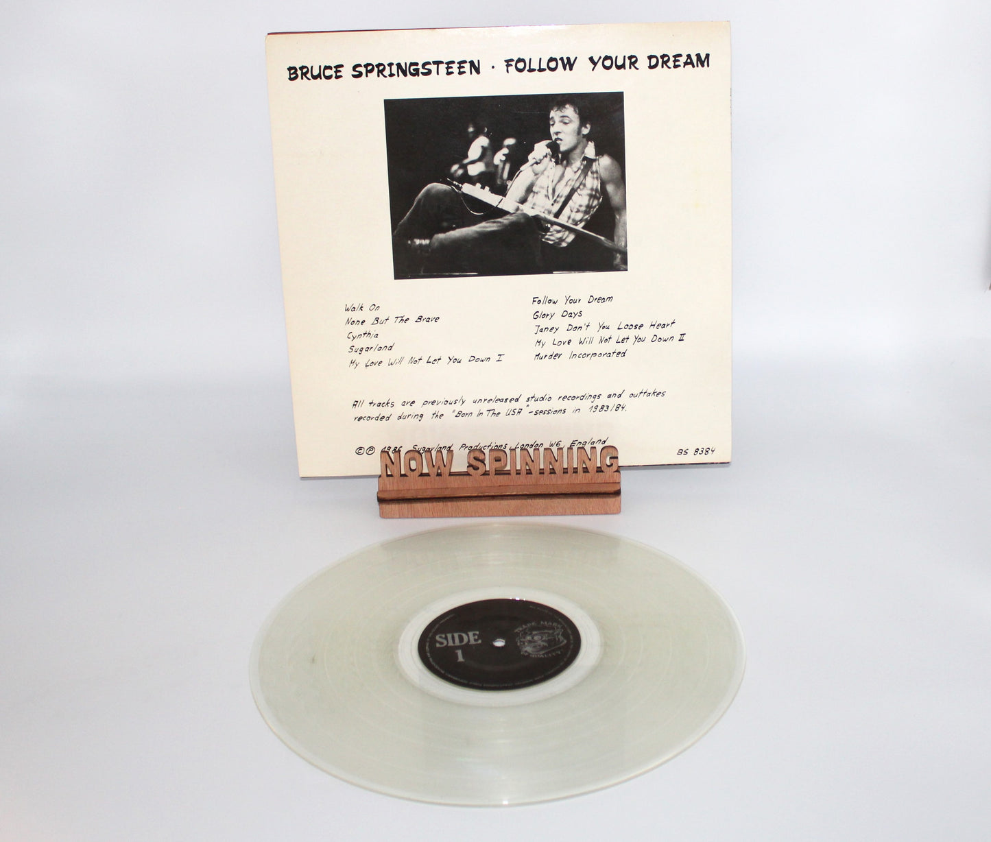 Bruce Springsteen - Follow Your Dream - Unofficial Vinyl Clear color - Studio Recordings & Outtakes