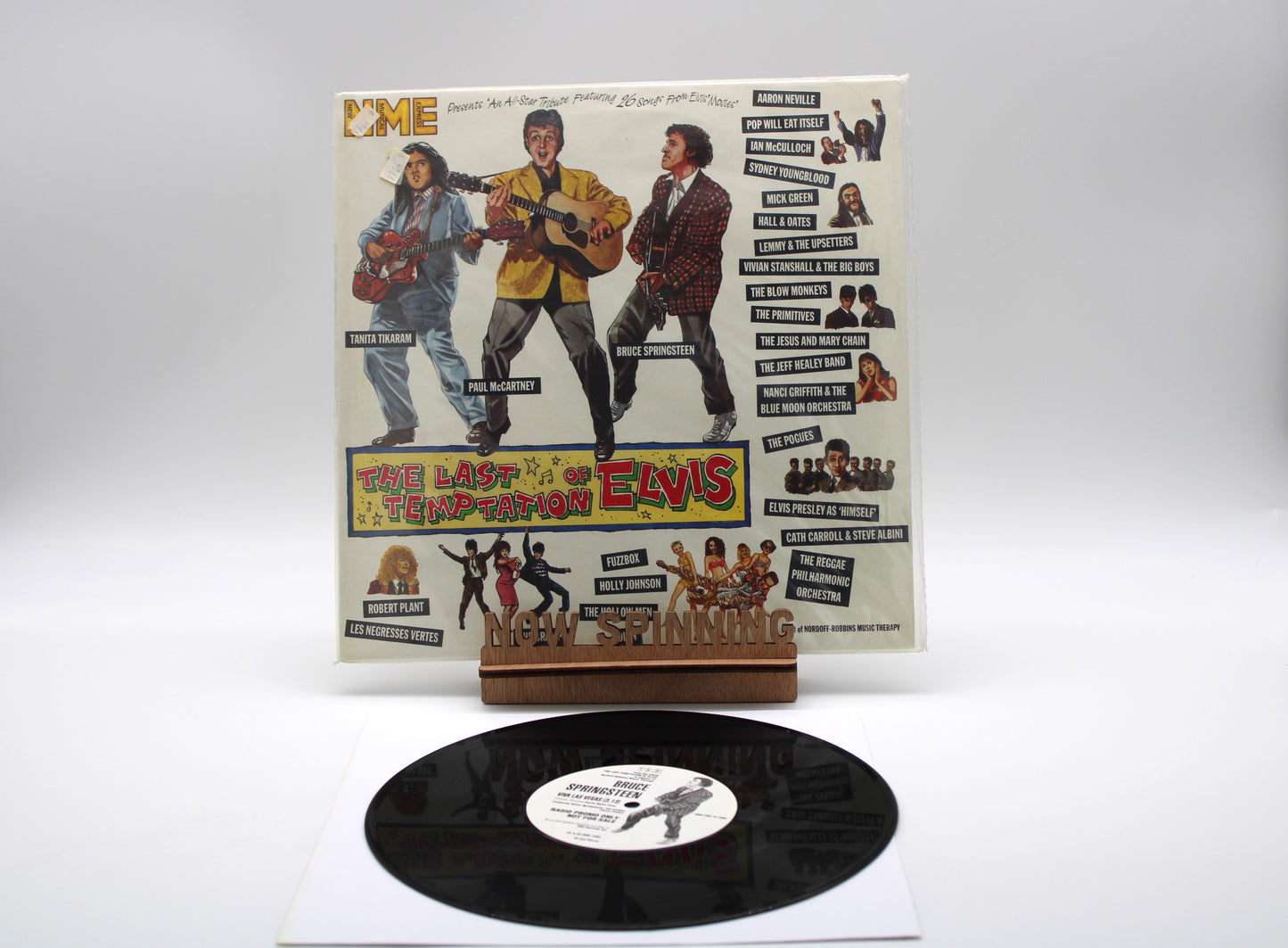 Bruce Springsteen - Viva Las Vegas 10" & Last Temptation of Elvis - LTD ED. NME Vinyl 1990 200 Pressed