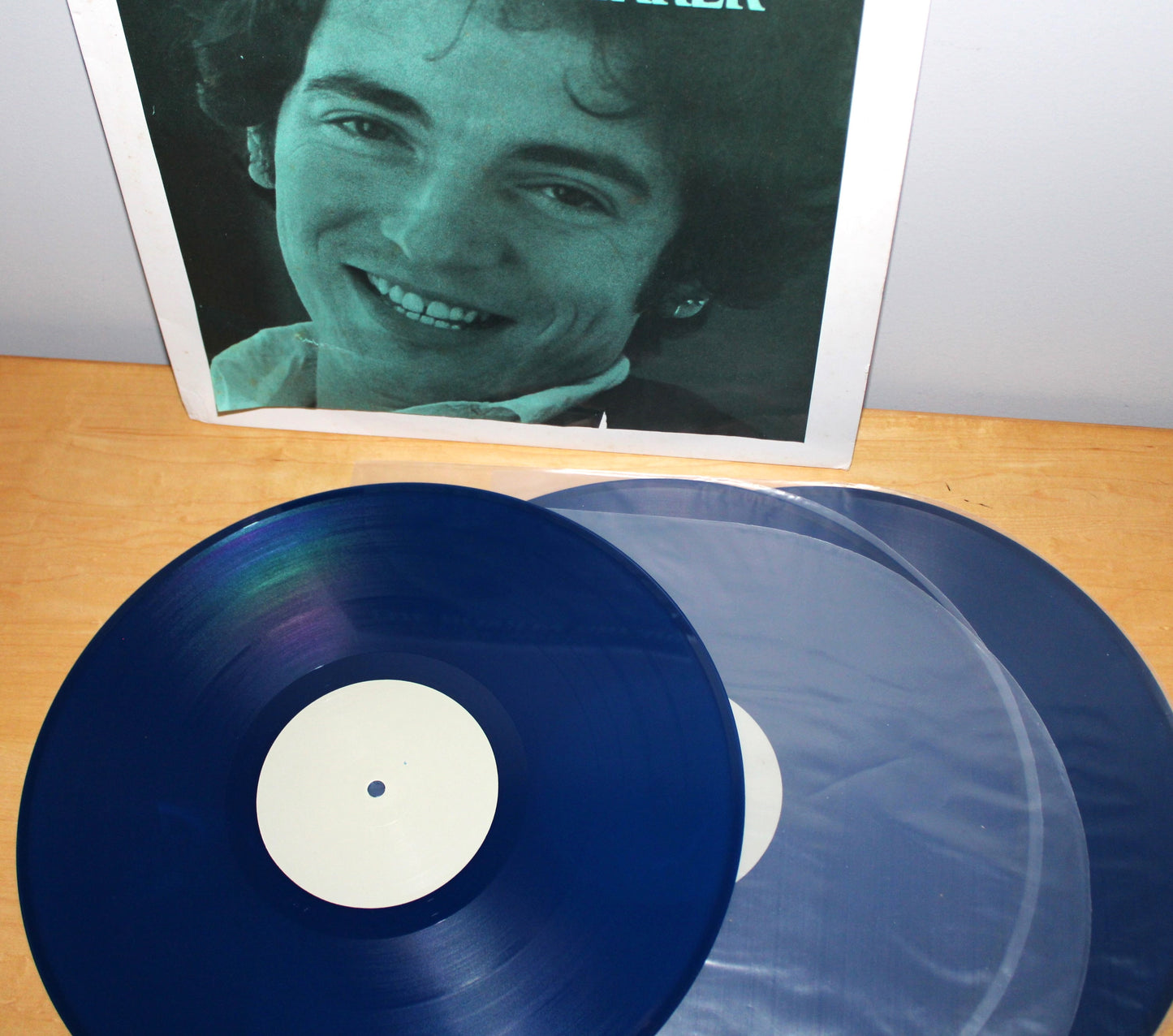 Bruce Springsteen – The Boston Breaker – Unofficial blue color Vinyl 3LPs, rare find for Boston fans!