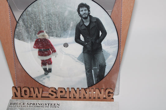 Bruce Springsteen - Santa Claus Comin' to Town 7" Vinyl & Stone Pony Ornament