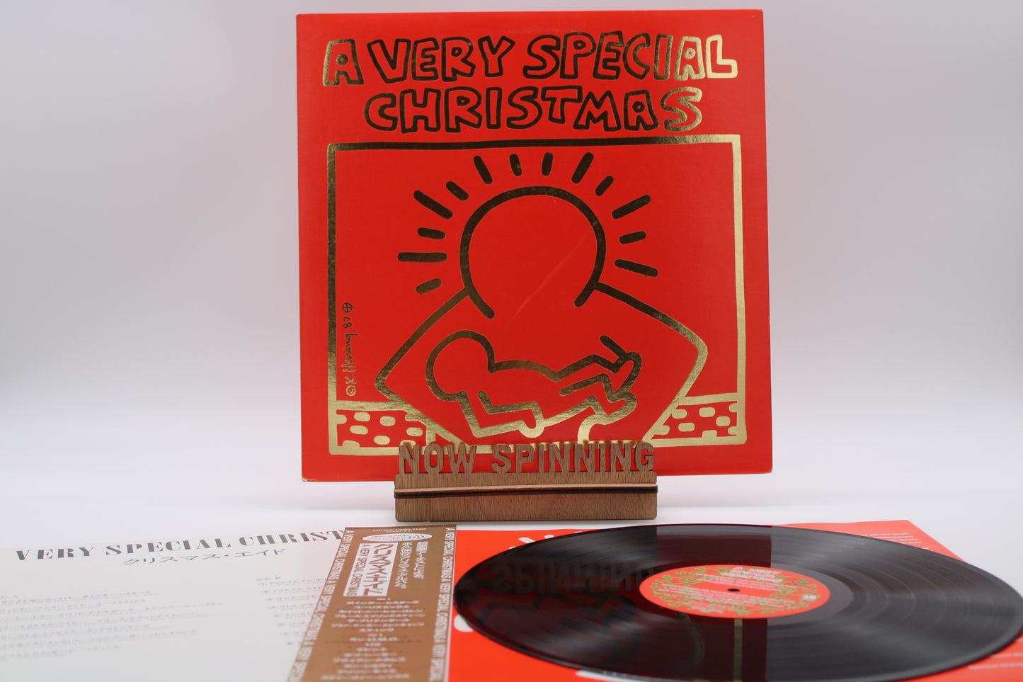 A Very Special Christmas JAPAN Import Vinyl 1987 OBI & Inserts Merry Christmas Baby!