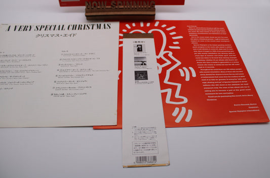 A Very Special Christmas JAPAN Import Vinyl 1987 OBI & Inserts Merry Christmas Baby!