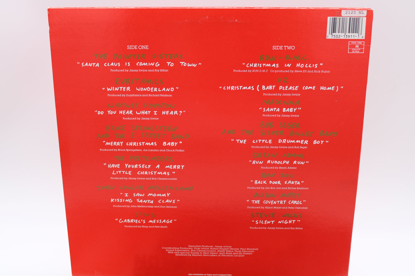 A Very Special Christmas, German Import Vinyl 1987 Near Mint collectible Merry Christmas Baby!