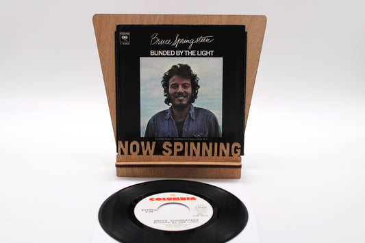 Bruce Springsteen "Blinded By the Light" 45 Record (NM) Columbia with Picture Sleeve (EX)