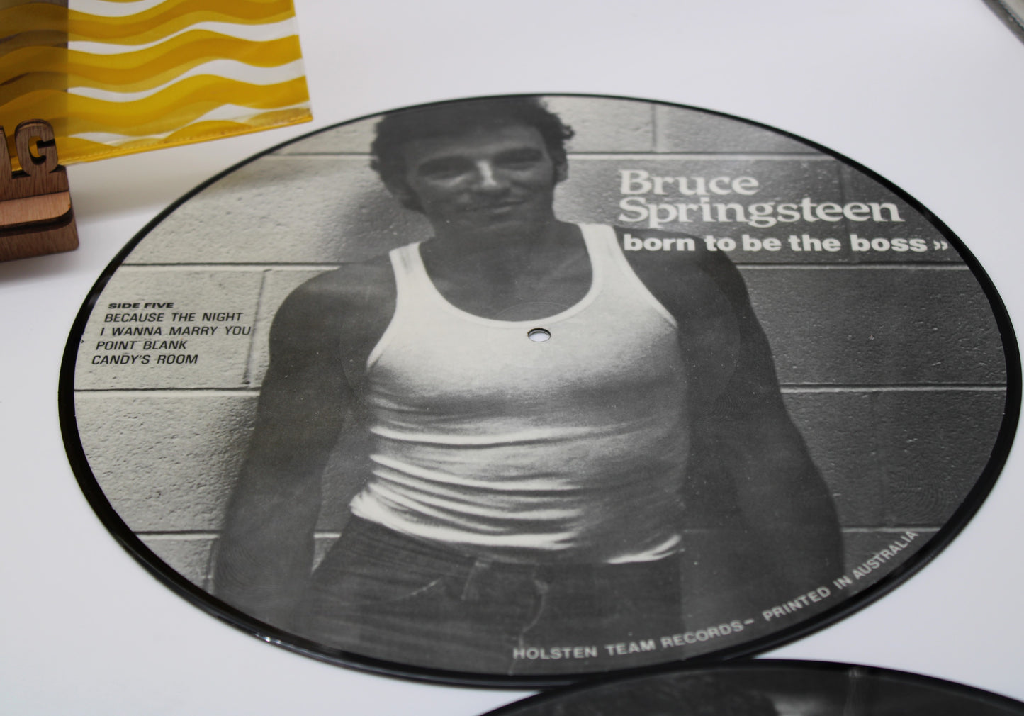 Bruce Springsteen - Summer '85 (YELLOW) - Born To Be The Boss - 12" Vinyl bootleg collection 4 LPs BLV near mint