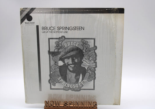 Bruce Springsteen  Live at the Bottom Line 2 LPs Excellent Vinyl Black Gold Label bootleg