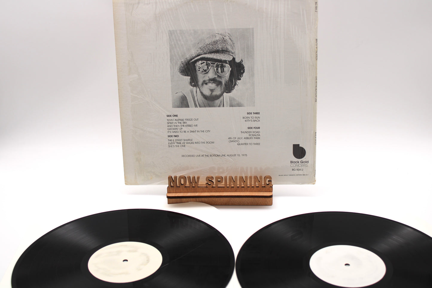 Bruce Springsteen - Unofficial Live at the Bottom Line - 2 LPs Excellent Vinyl- Black Gold Label