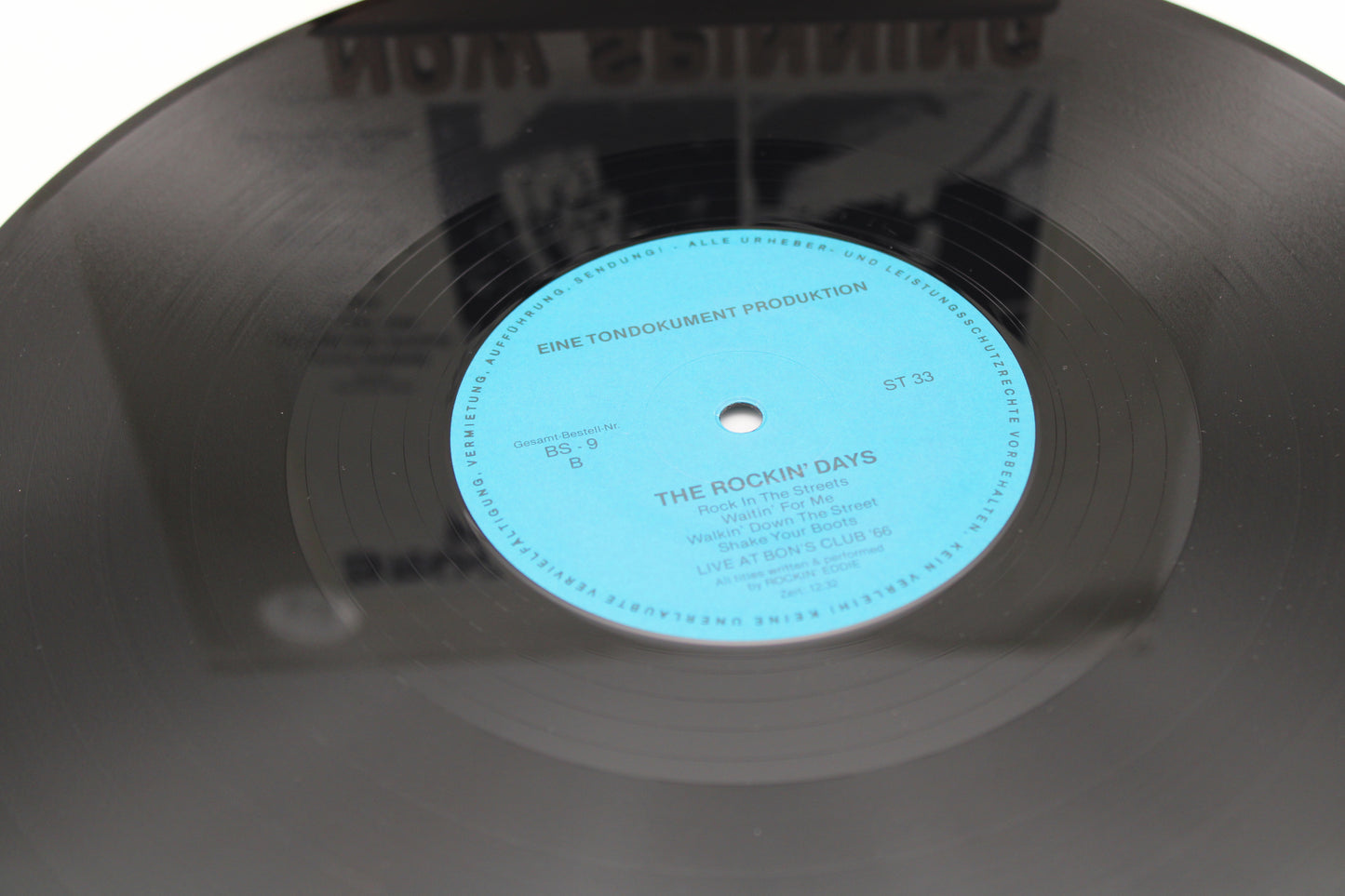 Bruce Springsteen - Rockin' Days - Unofficial Vinyl LP - Excellent Collectible; Amazing Pig