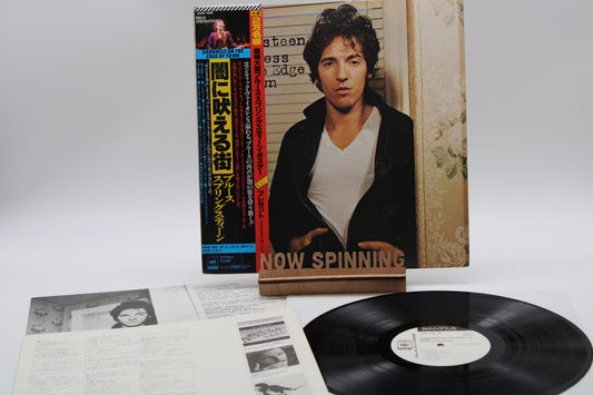 Bruce Springsteen Darkness on the Edge of Town - JAPAN SAMPLE PROMO 1978 OBI+ Inserts - Near Mint