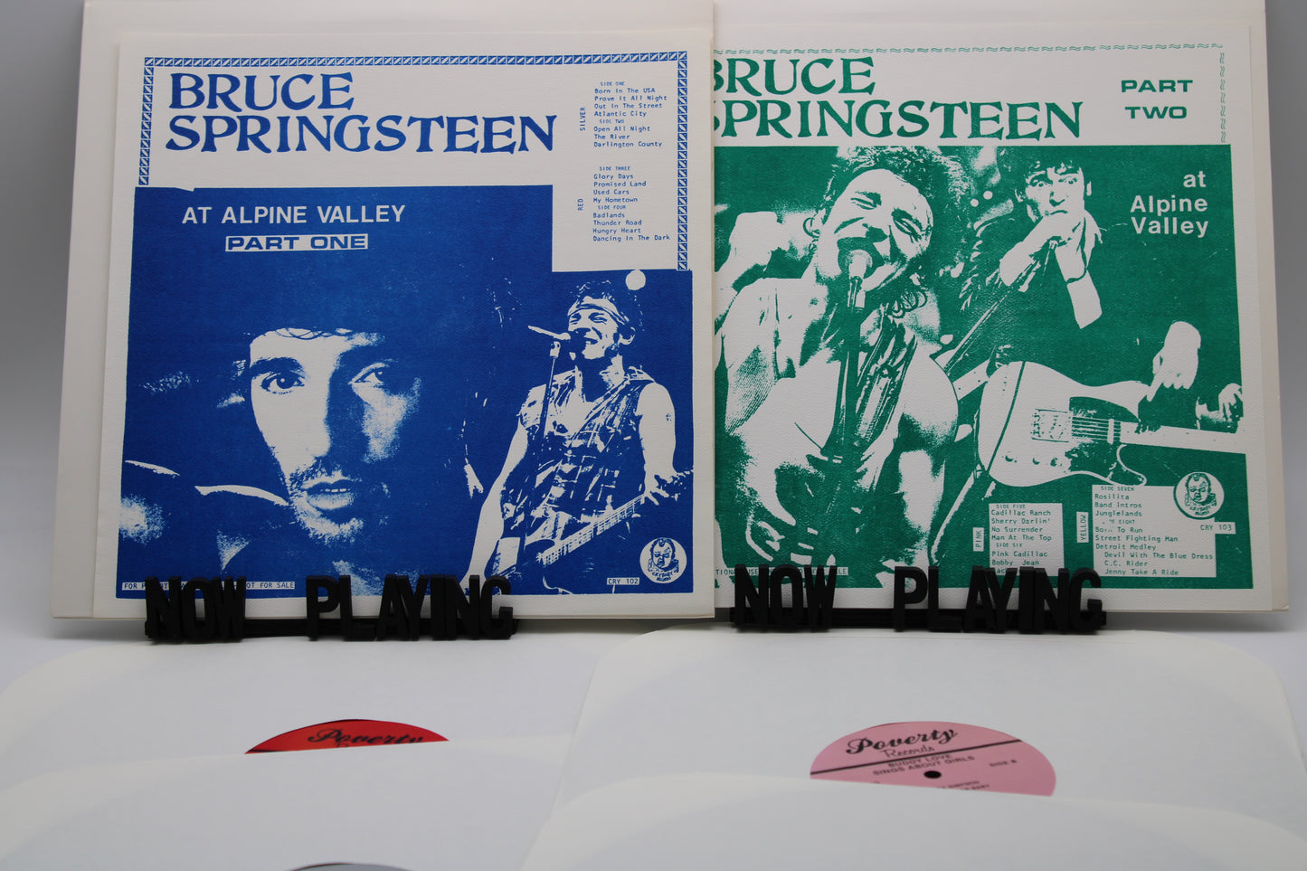 Bruce Springsteen Vinyl At Alpine Valley Part One & Part Two - 4 LPs - Bootleg Near Mint