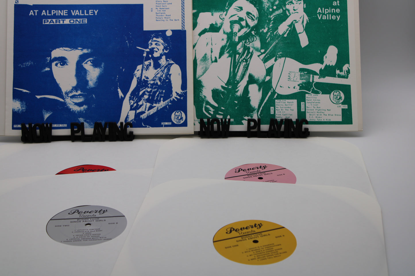 Bruce Springsteen Vinyl At Alpine Valley Part One & Part Two - 4 LPs - Bootleg Near Mint