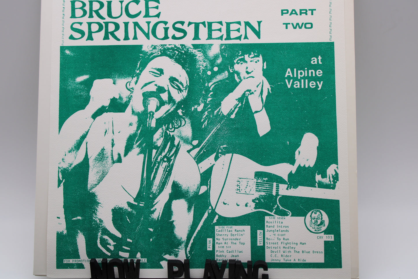 Bruce Springsteen Vinyl At Alpine Valley Part One & Part Two - 4 LPs - Bootleg Near Mint