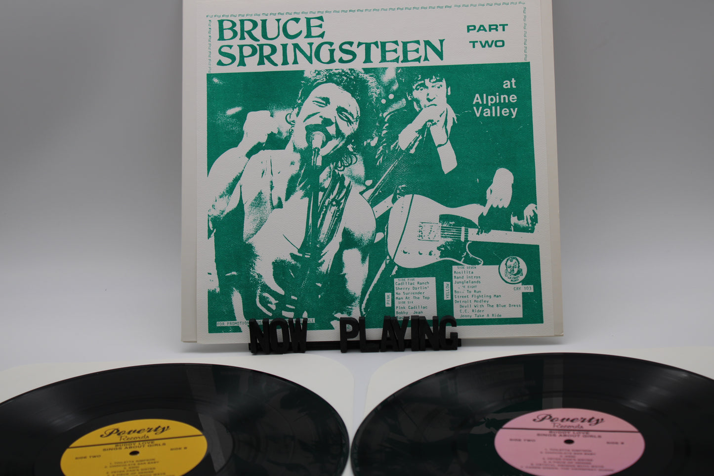 Bruce Springsteen Vinyl At Alpine Valley Part One & Part Two - 4 LPs - Bootleg Near Mint