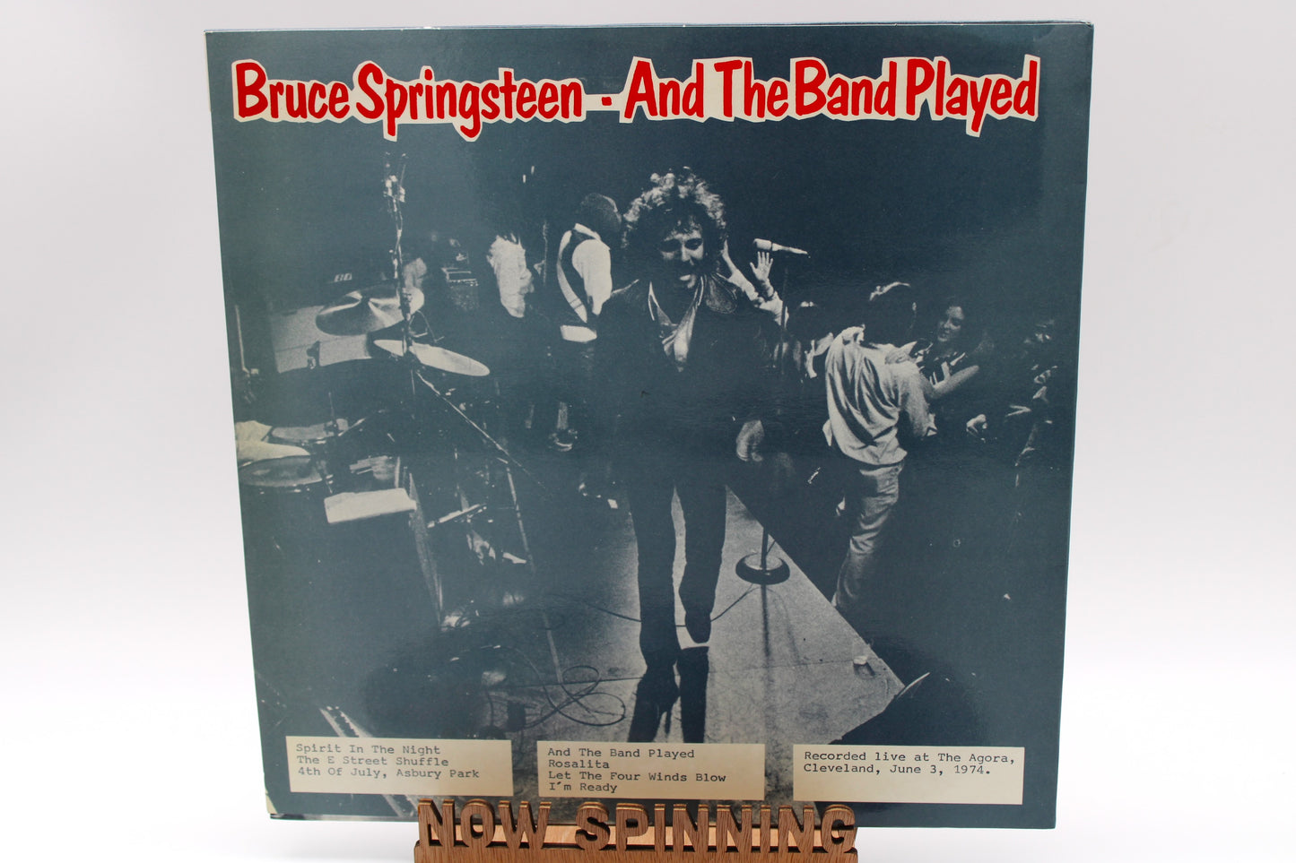 Bruce Springsteen "And The Band Played" Live at The Agora Cleveland 1974 Splatter Color Vinyl BLV