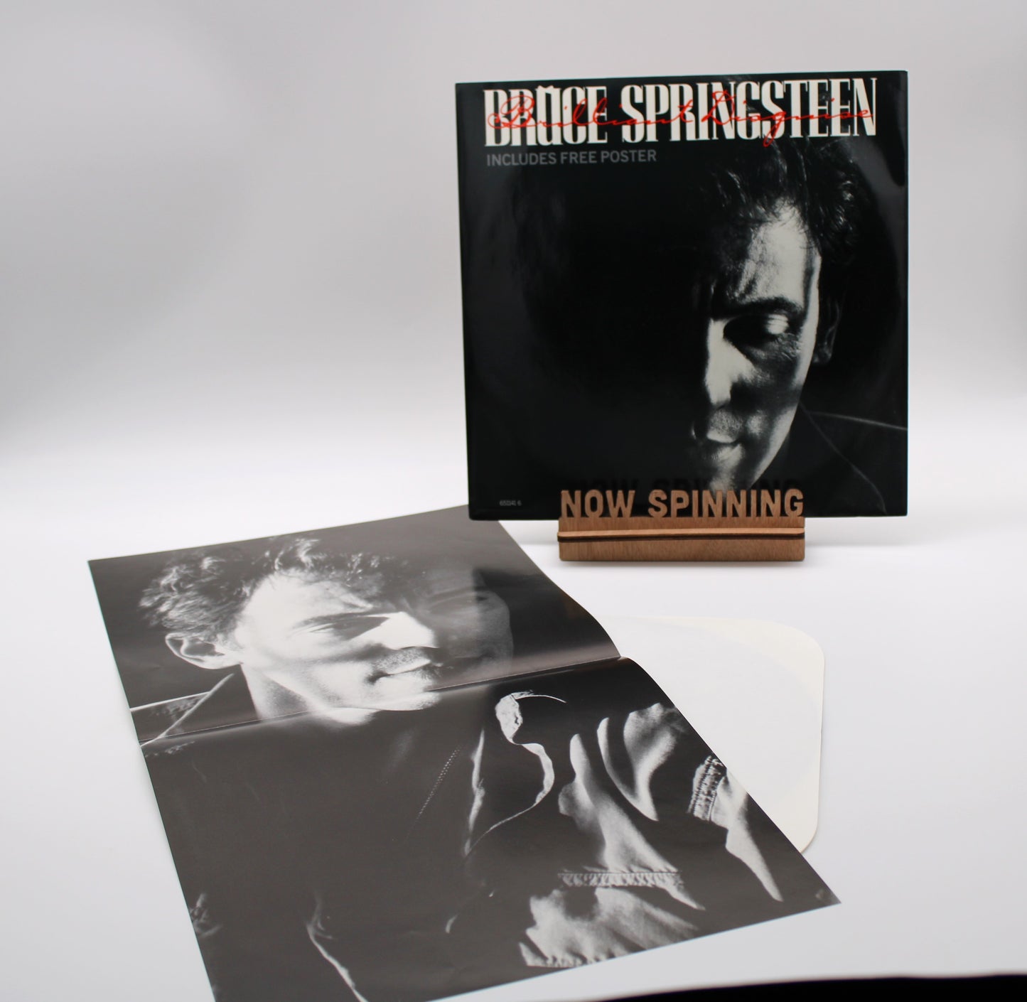 Bruce Springsteen Brilliant Disguise 12" Vinyl with Poster - Limited Edition as new