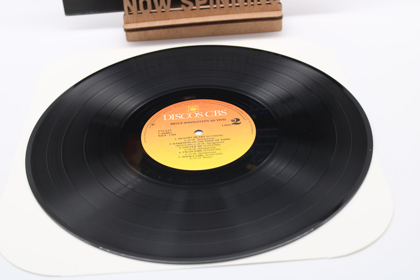 Bruce Springsteen Vinyl - Ao Vivo - CBS Records, 1989 Brazil import compilation on 12" Vinyl