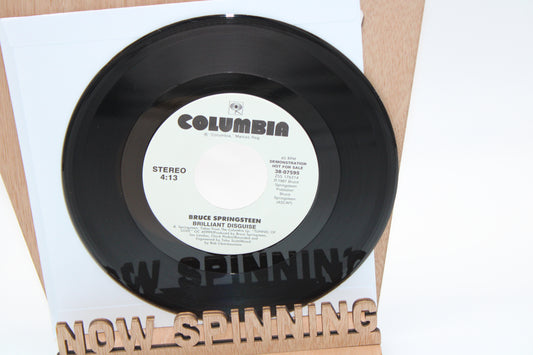 Bruce Springsteen - 45 Record - Brilliant Disguise 1987 Demonstration Not For Sale - Brown Translucent color